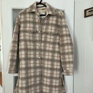Abercrombie long shirt jacket